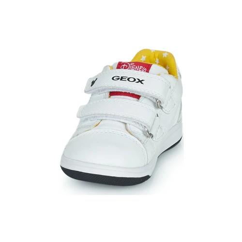 Chaussures Enfant Baskets basses Geox B NEW FLICK BOY Blanc / Rouge 3 Chaussures Enfant Baskets basses Geox B NEW FLICK BOY Blanc / Rouge – Image 3