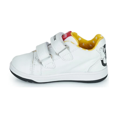 Chaussures Enfant Baskets basses Geox B NEW FLICK BOY Blanc / Rouge 4 Chaussures Enfant Baskets basses Geox B NEW FLICK BOY Blanc / Rouge – Image 4
