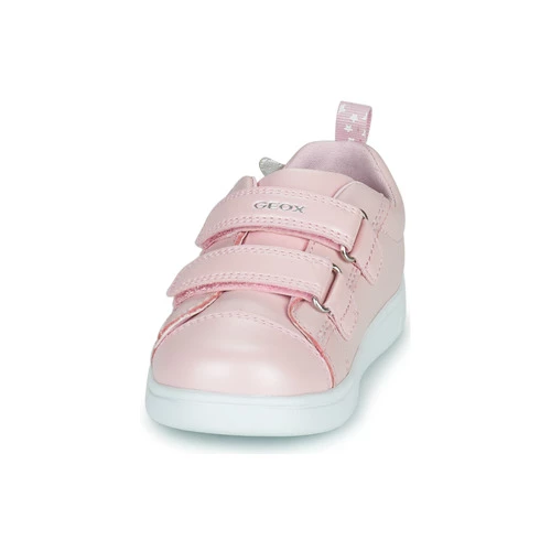 Chaussures Fille Baskets basses Geox B DJROCK GIRL Rose / Argenté 3 Chaussures Fille Baskets basses Geox B DJROCK GIRL Rose / Argenté – Image 3