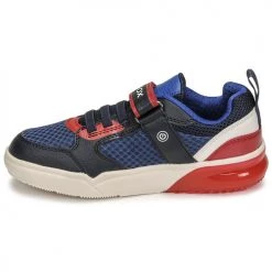 Chaussures Garçon Baskets basses Geox J GRAYJAY BOY Bleu / Rouge -Baskets mode Soldes 21124677 500 D