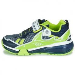 Chaussures Garçon Baskets basses Geox J BAYONYC BOY Marine / Vert -Baskets mode Soldes 21124695 500 D