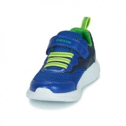 Chaussures Garçon Baskets basses Geox J SPRINTYE BOY Bleu -Baskets mode Soldes 21124698 500 C