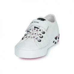 Chaussures Fille Baskets basses Geox JR CIAK GIRL Blanc / Rose 6 Chaussures Fille Baskets basses Geox JR CIAK GIRL Blanc / Rose -Baskets mode Soldes 21124706 500 C
