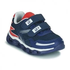 Chaussures Garçon Baskets basses Chicco COLLIN Bleu / Rouge