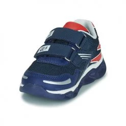 Chaussures Garçon Baskets basses Chicco COLLIN Bleu / Rouge -Baskets mode Soldes 21125826 500 C