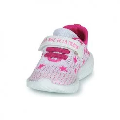 Chaussures Fille Baskets basses Agatha Ruiz de la Prada RUNNING Blanc / Rose -Baskets mode Soldes 21135103 500 C
