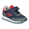 Chaussures Enfant Baskets basses Umbro UM KARTS VLC NE Bleu / Gris / Rouge