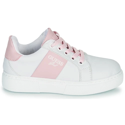 Chaussures Fille Baskets basses Guess ESTER Blanc / Rose 2 Chaussures Fille Baskets basses Guess ESTER Blanc / Rose – Image 2