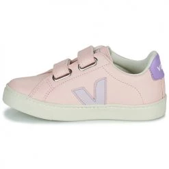 Chaussures Fille Baskets basses Veja SMALL ESPLAR VELCRO Rose -Baskets mode Soldes 21182733 500 D