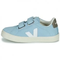 Chaussures Garçon Baskets basses Veja SMALL ESPLAR VELCRO Bleu -Baskets mode Soldes 21182734 500 D