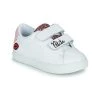 Chaussures Fille Baskets basses Bons baisers de Paname MINI EDITH PETITE SOEUR Blanc / Rose