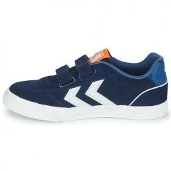 Chaussures Enfant Baskets basses hummel STADIL 3.0 JR Bleu -Baskets mode Soldes 21183415 500 D