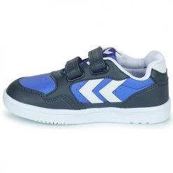 Chaussures Enfant Baskets basses hummel CAMDEN JR Bleu -Baskets mode Soldes 21183418 500 D