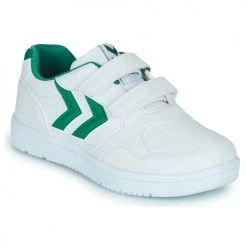 Chaussures Enfant Baskets basses hummel CAMDEN JR Blanc / Vert