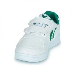 Chaussures Enfant Baskets basses hummel CAMDEN JR Blanc / Vert -Baskets mode Soldes 21183419 500 C