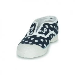 Chaussures Fille Baskets basses Bensimon ELLY NAVY DOT Bleu -Baskets mode Soldes 21183447 500 C