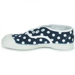 Chaussures Fille Baskets basses Bensimon ELLY NAVY DOT Bleu -Baskets mode Soldes 21183447 500 D