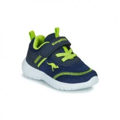 Chaussures Garçon Baskets basses Kangaroos KY-CHUMMY EV Bleu / Vert