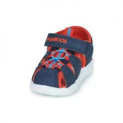 Chaussures Garçon Baskets basses Kangaroos K-GROBI Bleu -Baskets mode Soldes 21190037 500 C