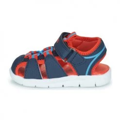 Chaussures Garçon Baskets basses Kangaroos K-GROBI Bleu -Baskets mode Soldes 21190037 500 D
