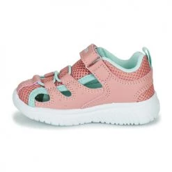 Chaussures Fille Baskets basses Kangaroos KI-SPEEDLITE EV Rose / Bleu -Baskets mode Soldes 21190038 500 D