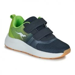 Chaussures Garçon Baskets basses Kangaroos KB-AGIL V Bleu / Vert