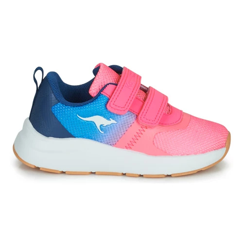 Chaussures Fille Baskets basses Kangaroos KB-AGIL V Rose / Bleu 2 Chaussures Fille Baskets basses Kangaroos KB-AGIL V Rose / Bleu – Image 2
