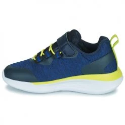 Chaussures Garçon Baskets basses Kangaroos KQ-FLEET EV Bleu / Jaune -Baskets mode Soldes 21190042 500 D