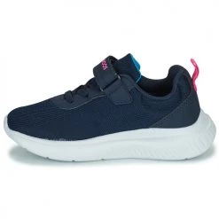 Chaussures Fille Baskets basses Kangaroos K-FT MAZE EV MArine / Rose -Baskets mode Soldes 21190045 500 D