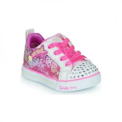 Chaussures Fille Baskets basses Skechers SHUFFLE LITE Rose