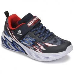 Chaussures Garçon Baskets basses Skechers LIGHT STORM 2.0 Marine / Rouge