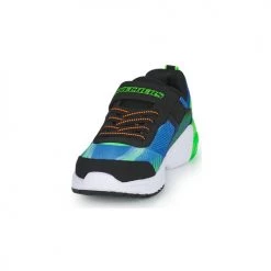 Chaussures Garçon Baskets basses Skechers THERMOFLUX 2.0 Noir / Bleu / Vert -Baskets mode Soldes 21201471 500 C