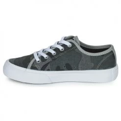 Chaussures Garçon Baskets basses DC Shoes MANUAL Noir / Camo -Baskets mode Soldes 21206599 500 D