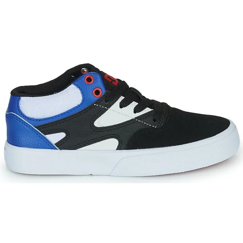 Chaussures Garçon Baskets montantes DC Shoes KALIS VULC MID Noir / Bleu 2 Chaussures Garçon Baskets montantes DC Shoes KALIS VULC MID Noir / Bleu – Image 2