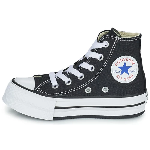 Chaussures Enfant Baskets montantes Converse CHUCK TAYLOR ALL STAR EVA LIFT FOUNDATION HI Noir 4 Chaussures Enfant Baskets montantes Converse CHUCK TAYLOR ALL STAR EVA LIFT FOUNDATION HI Noir – Image 4