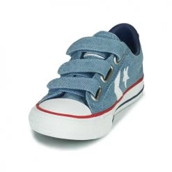 Chaussures Garçon Baskets basses Converse STAR PLAYER EV 3V MUCH LOVE OX Bleu -Baskets mode Soldes 21246397 500 C