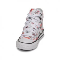 Chaussures Garçon Baskets montantes Converse CHUCK TAYLOR ALL STAR PIRATES COVE HI Blanc / Rouge -Baskets mode Soldes 21246398 500 C