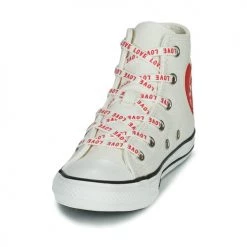 Chaussures Fille Baskets basses Converse CHUCK TAYLOR ALL STAR CRAFTED WITH LOVE HI Blanc -Baskets mode Soldes 21246441 500 C