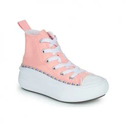 Chaussures Fille Baskets basses Converse CHUCK TAYLOR ALL STAR MOVE SEASONAL HI Rose