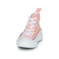 Chaussures Fille Baskets basses Converse CHUCK TAYLOR ALL STAR MOVE SEASONAL HI Rose -Baskets mode Soldes 21246451 500 C