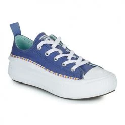 Chaussures Fille Baskets basses Converse CHUCK TAYLOR ALL STAR MOVE SEASONAL OX Bleu