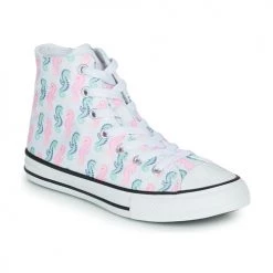 Chaussures Fille Baskets basses Converse CHUCK TAYLOR ALL STAR UNDER THE SEA HI Blanc / Bleu / Rose