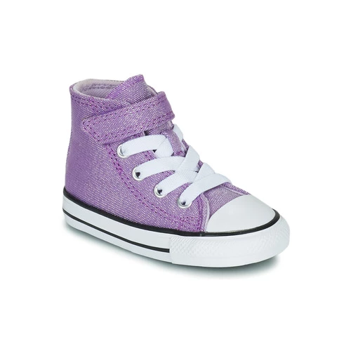 Chaussures Fille Baskets basses Converse CHUCK TAYLOR ALL STAR 1V UNDERSEA GLITTER HI Violet 1 Chaussures Fille Baskets basses Converse CHUCK TAYLOR ALL STAR 1V UNDERSEA GLITTER HI Violet
