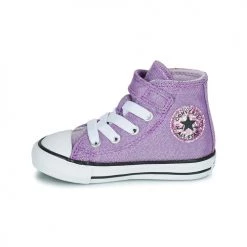 Chaussures Fille Baskets basses Converse CHUCK TAYLOR ALL STAR 1V UNDERSEA GLITTER HI Violet 7 Chaussures Fille Baskets basses Converse CHUCK TAYLOR ALL STAR 1V UNDERSEA GLITTER HI Violet -Baskets mode Soldes 21246466 500 D