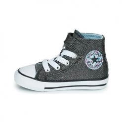 Chaussures Fille Baskets basses Converse CHUCK TAYLOR ALL STAR 1V UNDERSEA GLITTER HI Noir -Baskets mode Soldes 21246467 500 D