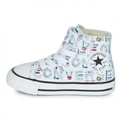 Chaussures Enfant Baskets basses Converse CHUCK TAYLOR ALL STAR 1V CREATURE CRAFT HI Bleu -Baskets mode Soldes 21246483 500 D