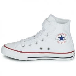 Chaussures Enfant Baskets montantes Converse CHUCK TAYLOR ALL STAR 1V FOUNDATION HI Blanc -Baskets mode Soldes 21246487 500 D