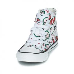 Chaussures Fille Baskets montantes Converse CHUCK TAYLOR ALL STAR 1V HEARTY FRUITS HI Blanc / Multicolore -Baskets mode Soldes 21246532 500 C