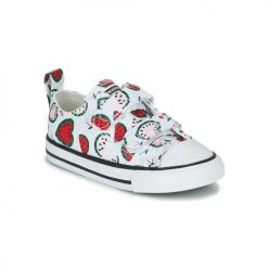 Chaussures Fille Baskets basses Converse CHUCK TAYLOR ALL STAR 2V HEARTY FRUITS OX Blanc / Multicolore