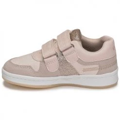 Chaussures Fille Baskets basses Kickers BISCKOTO Rose -Baskets mode Soldes 21257165 500 D